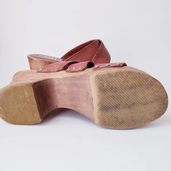Vintage Paulle Leather and Wood Sandals - Picture 8 of 13